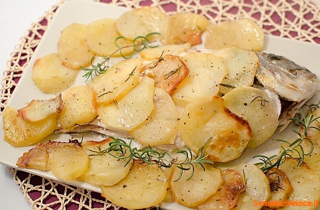 Orata al forno con patate